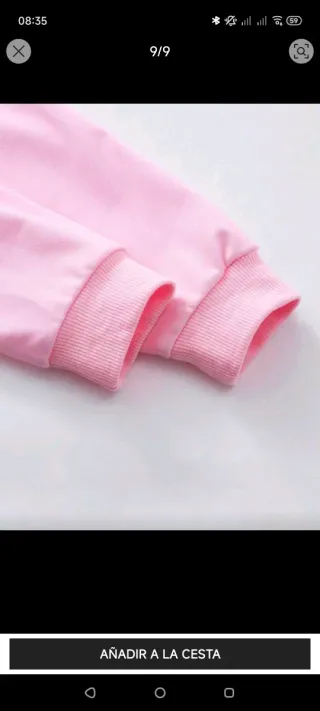 Conjunto Chándal Anime Niña Rosa