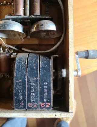 Antiguo Teléfono Magneto Siemens & Halske