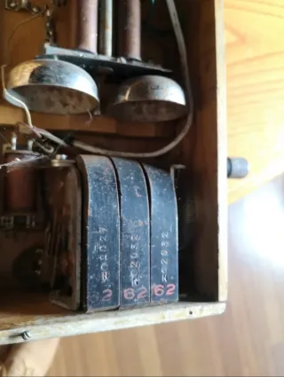 Antiguo Teléfono Magneto Siemens & Halske