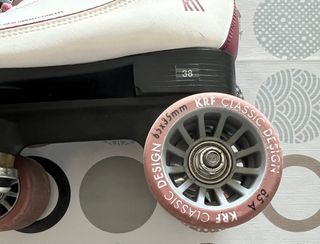 Patines KRF Classic blancos 4 ruedas talla 38