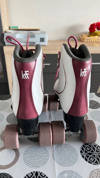 Patines KRF Classic blancos 4 ruedas talla 38