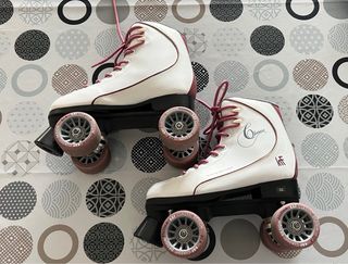 Patines KRF Classic blancos 4 ruedas talla 38