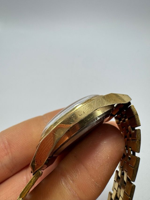 Reloj Poljot Alarma Soviético Dorado