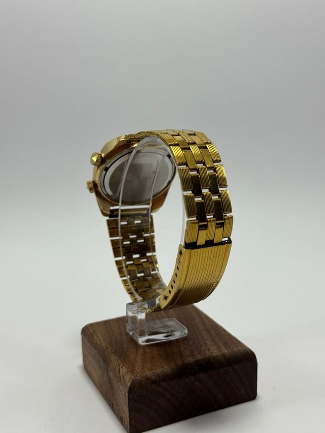 Reloj Poljot Alarma Soviético Dorado