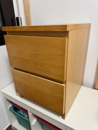 Comodino Ikea Malm in betulla
