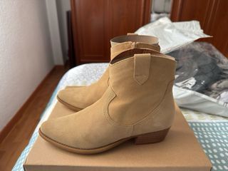 Botines cowboy ante Bryan Stepwise Talla 37