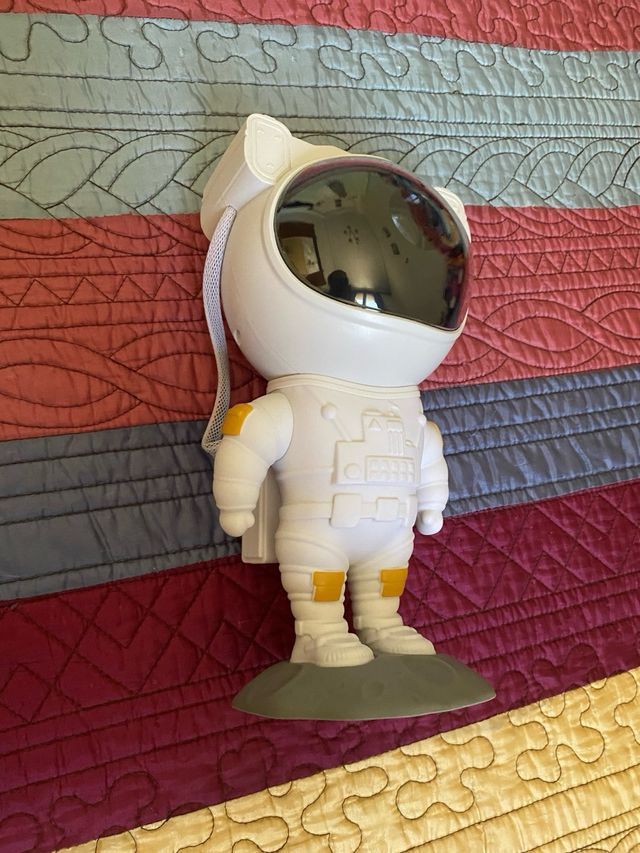 Proyector Astronauta Negro y Blanco