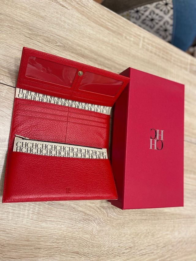 Cartera Carolina Herrera Roja