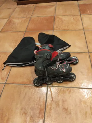 Patines Decathlon niño 35-38 + funda