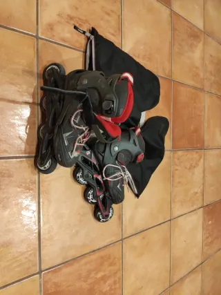 Patines Decathlon niño 35-38 + funda