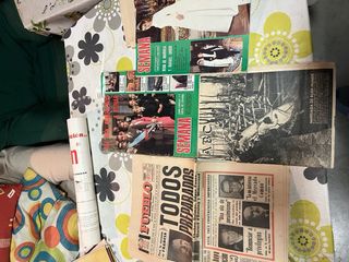 Revista y periódicos año 1974 y 75