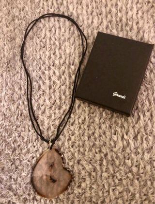 Collana Girardi con ciondolo agata