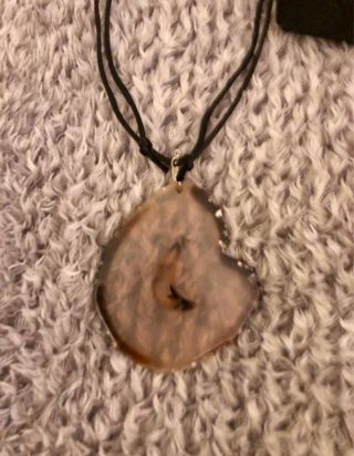 Collana Girardi con ciondolo agata