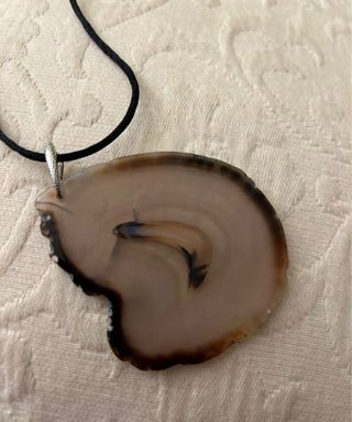 Collana Girardi con ciondolo agata