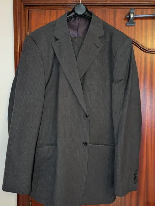 Fato Homem Under Blue Cinza