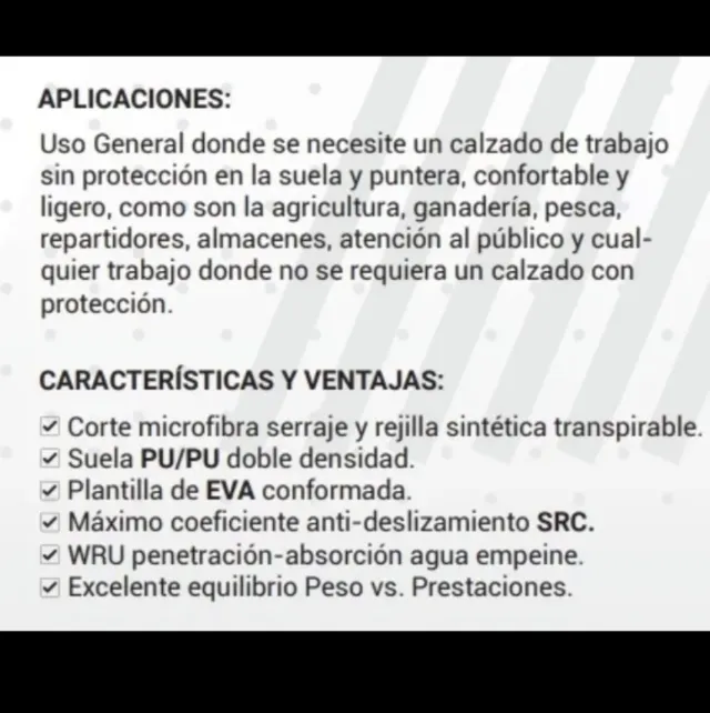 Botas de seguridad Anibal, talla 39