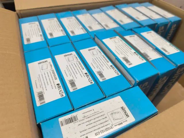 Cajetín Simon 500 CIMA azul