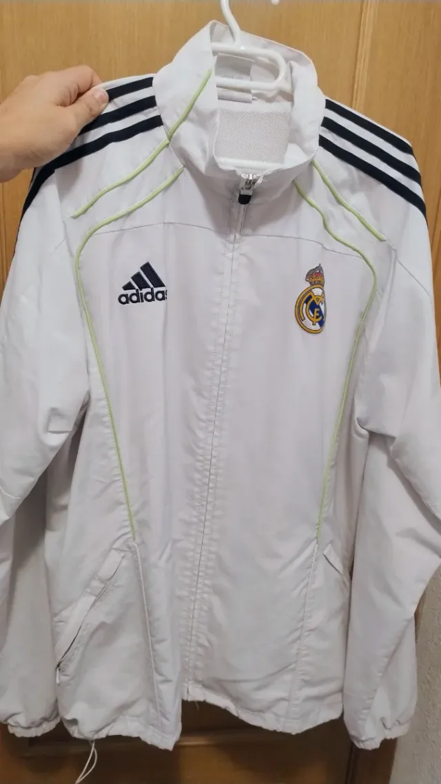 Chaqueta Real Madrid Adidas Blanca