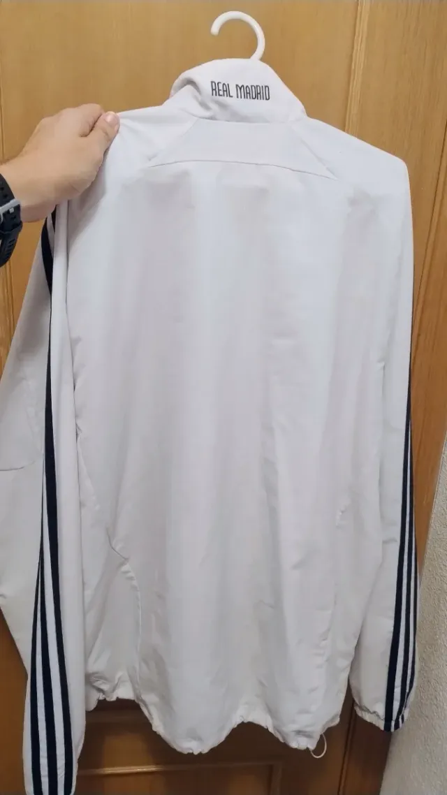 Chaqueta Real Madrid Adidas Blanca