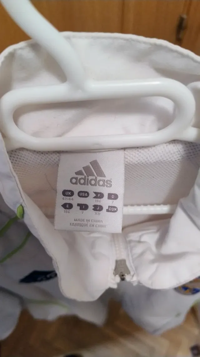 Chaqueta Real Madrid Adidas Blanca