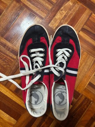 Zapatillas Unisex El Ganso T-39 Rojas y Azules