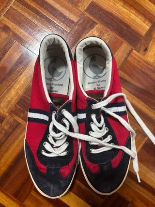 Zapatillas Unisex El Ganso T-39 Rojas y Azules