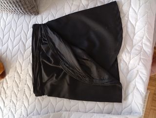 Falda Zara Negra Talla M