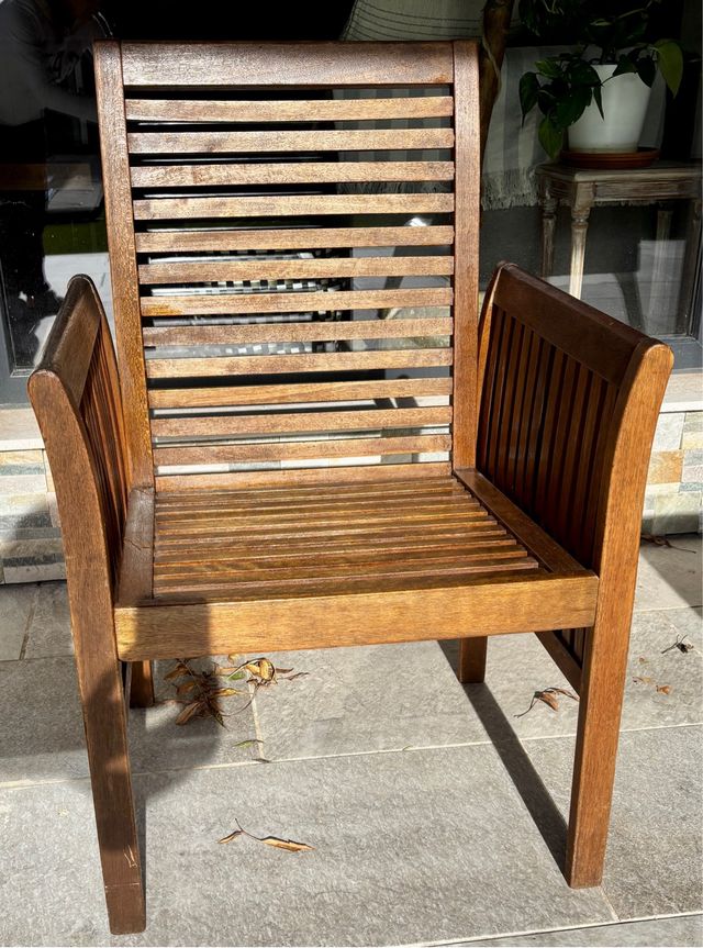 Butaca/Sillón de madera Teka