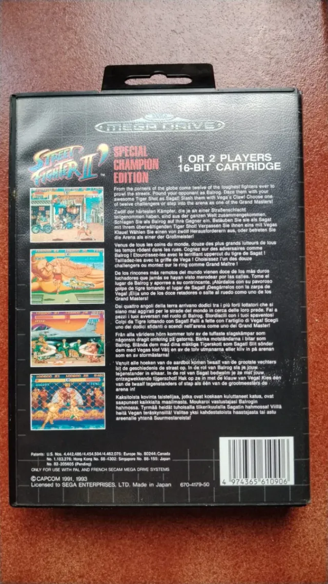 Street Fighter II Special Champion Edition Mega Dr