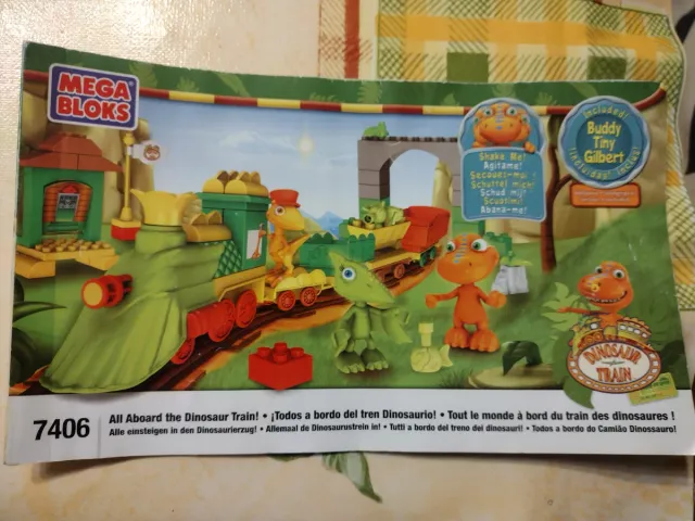 Megablocks Tren Dinosaurio