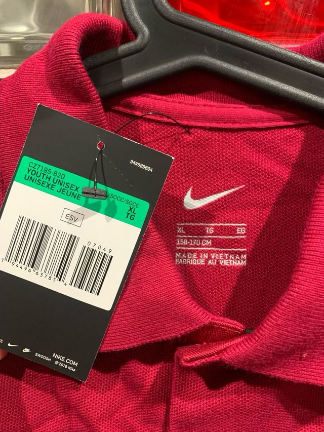 Polo Nike FC Barcelona Rojo Talla XL