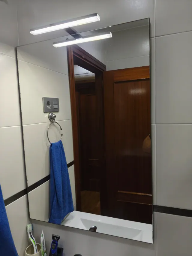 Pack 2 Espejos Baño 60x85 y 1.18x1m