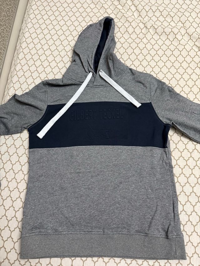Sudadera Gilbert Teckel Algodón Gris Azul