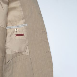 Giacca Blazer Brunello Cucinelli Beige righe tg 58