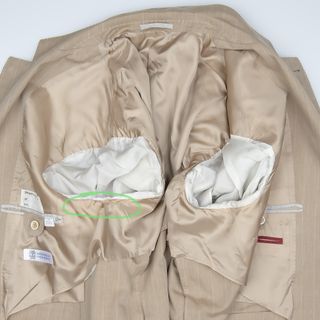 Giacca Blazer Brunello Cucinelli Beige righe tg 58