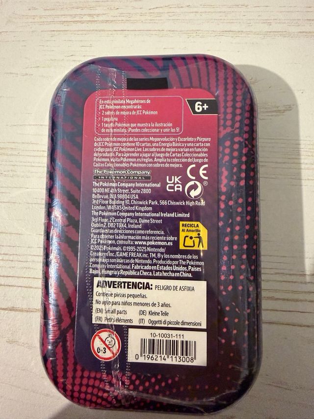 Caja Metálica Pokémon Trading Card Game
