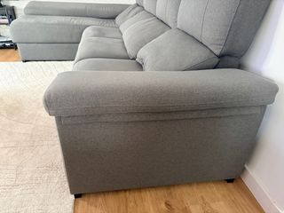 Sofá 4 plazas motorizado + chaise longue