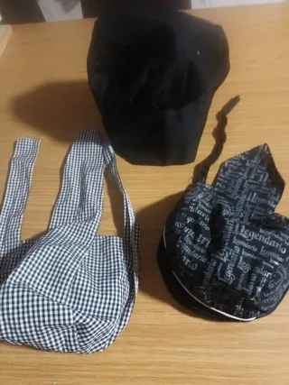 Gorros de cocina 3 unidades