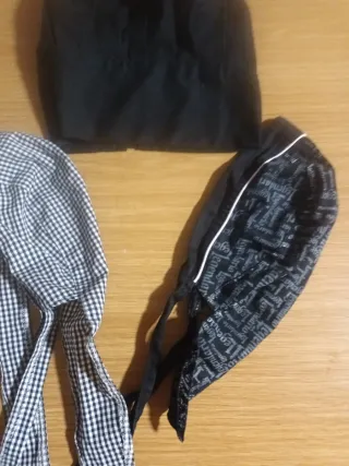 Gorros de cocina 3 unidades