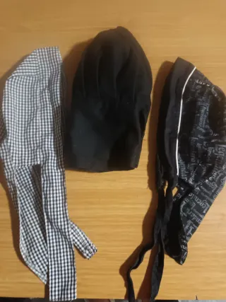 Gorros de cocina 3 unidades