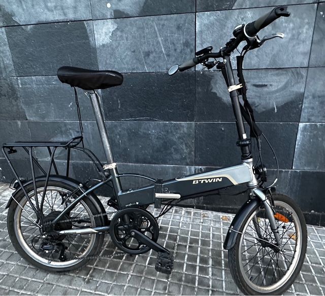 Bicicleta Eléctrica Plegable Btwin 500