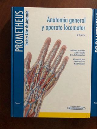 Texto y Atlas Anatomia tomos 1,2 y 3