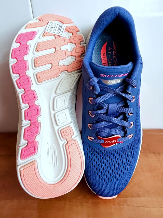 Deportivas Skechers Arch Fit Mujer Nuevas