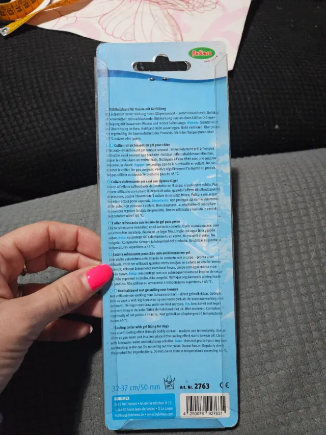 Collar Refrescante Perro Talla M