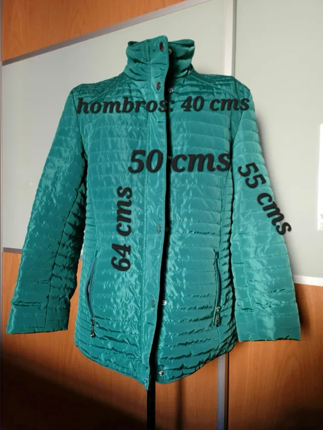 Chaqueta mujer entretiempo verde