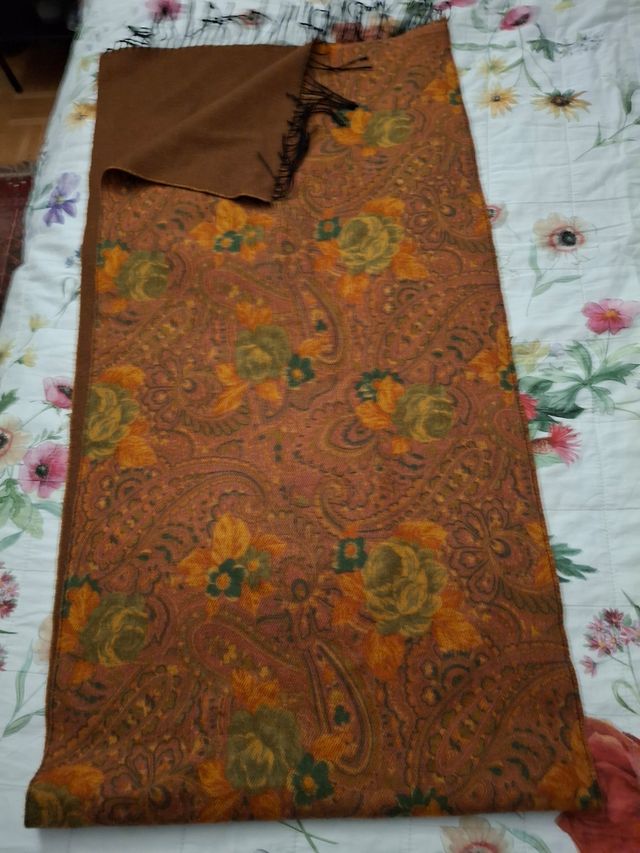 Sciarpa grande in pile double face