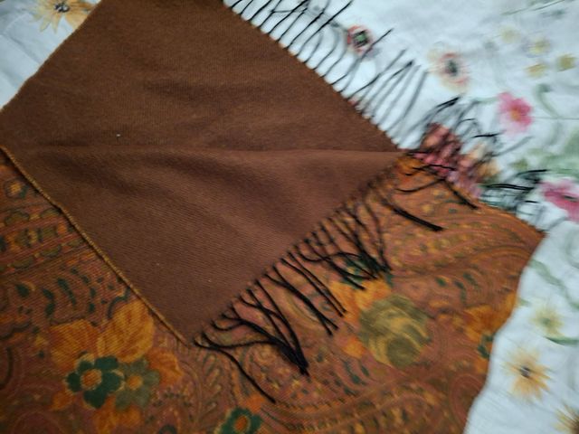 Sciarpa grande in pile double face