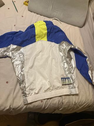 Chaqueta GRIMEY S - Blanca, Azul y Plateada