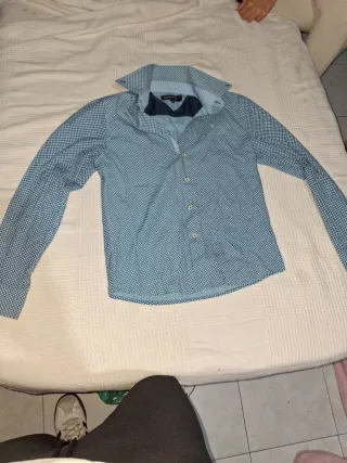 Camisa manga larga talla S con estampado