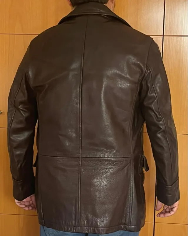 Cazadora piel tres cuartos alta calidad